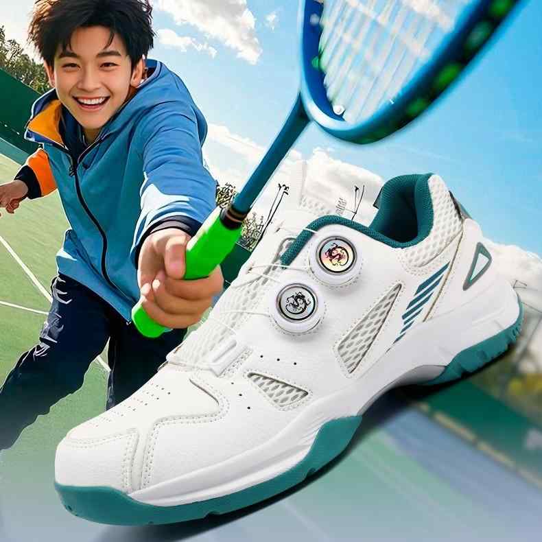 羽毛球シューズ メンズ ローカット スポーツシューズ ゴム底 滑り止め 通気性 メッシュ 運動靴 テニスシューズ 体育館 室内 天然芝 人工芝 白 ホワイト 紺...