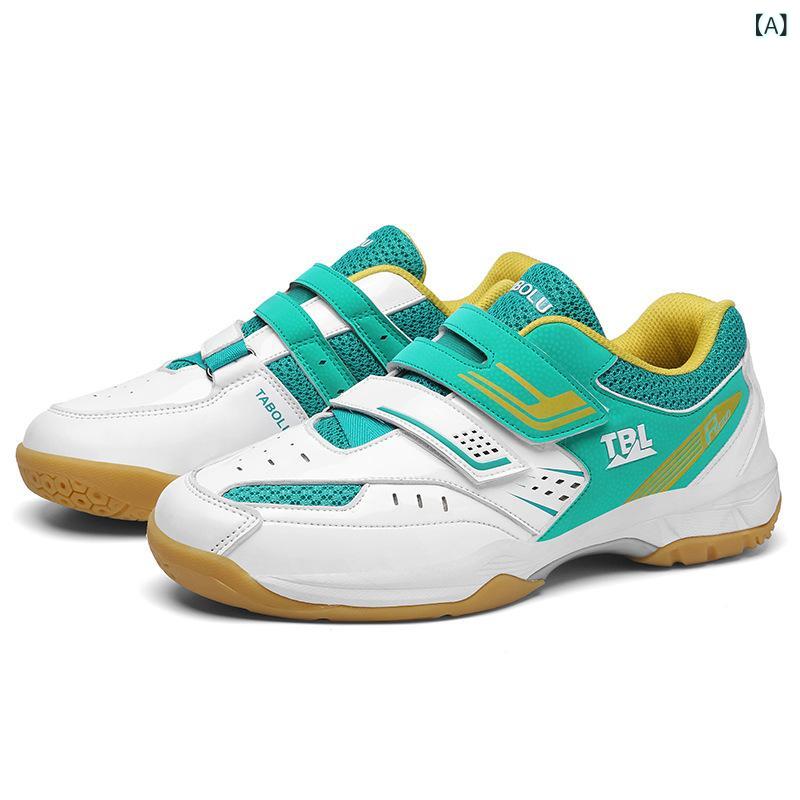 羽毛球シューズ 卓球シューズ ランニングシューズ テニスシューズ メンズ レディース スポーツ 運動靴 トレーニングシューズ ローカット スニーカー 紐靴 衝撃吸収 通気性 床・硬い地面 兼用 オールシーズン 白 黒 緑 赤 黄色