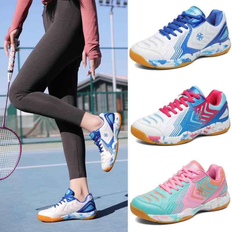 羽毛球シューズ レディース スポーツシューズ 運動靴 軽量 屈曲性 通気性 滑り止め 体育館シューズ ローカット スニーカー 陸上シューズ ランニング ジョギン...