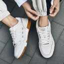 スニーカー メンズ レディース ユニセックス ローカット レースアップ 運動靴 スポーツシューズ スリーライン レザー カジュアル ランニング 厚底 滑り止め ...