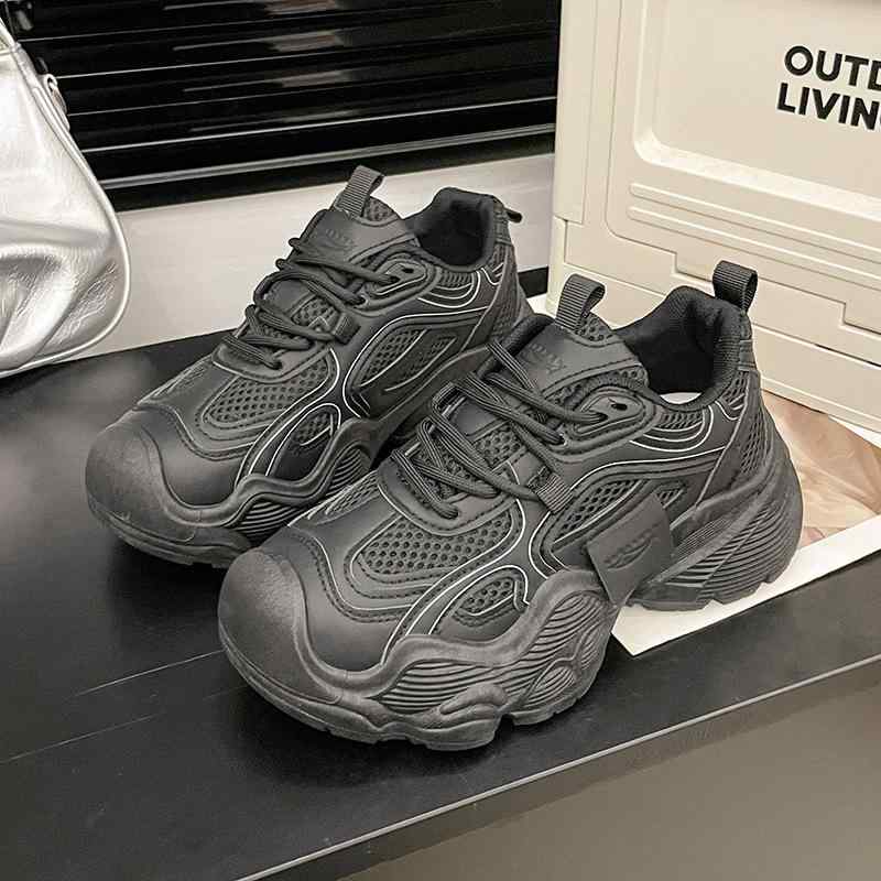 スニーカー レディース 厚底 スニーカー アウトドア スポーツ ランニング シューズ 女性 運動靴 通気性..