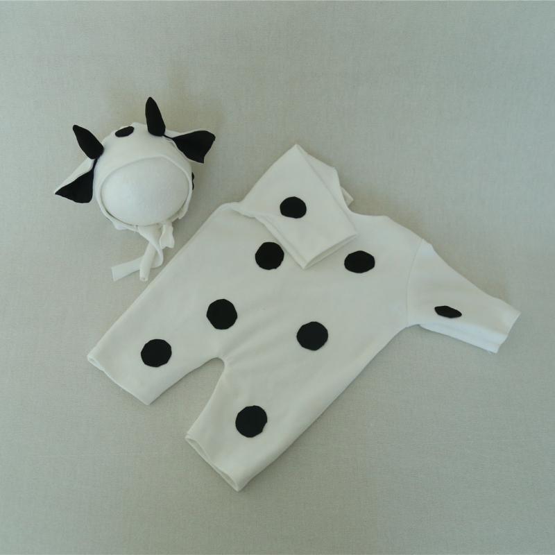 ベビー服 小鹿 帽子付き 動物 新生児 写真撮影用 衣装 コスチューム かわいい 布製 複数カラー