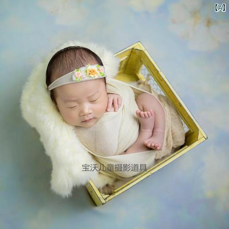 ベビー&amp;キッズ 写真撮影用小物 木製フレーム ワイヤーフレーム 新生児フォトスタジオ 撮影道具 イ..