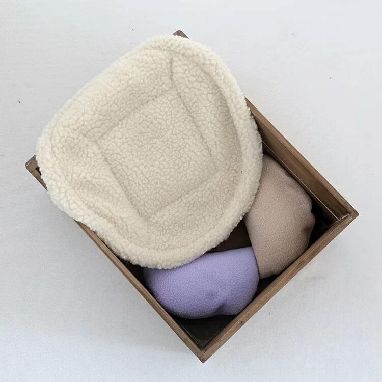 ベビー&amp;キッズ 撮影用小物 補助クッション 直径32cm 新生児 記念写真 フォトスタジオ 撮影補助