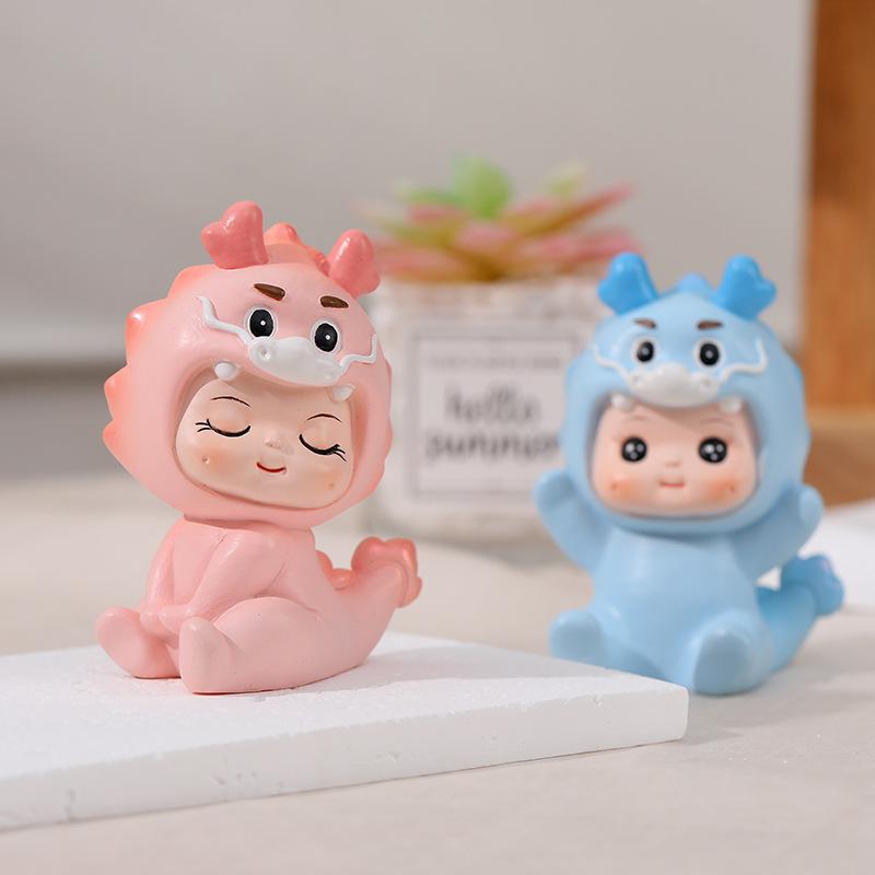 ケーキトッパー ベビー 樹脂製 置き物 学生 ギフト 写真撮影 道具 卓上 ケーキ デコレーション 誕生日 ..