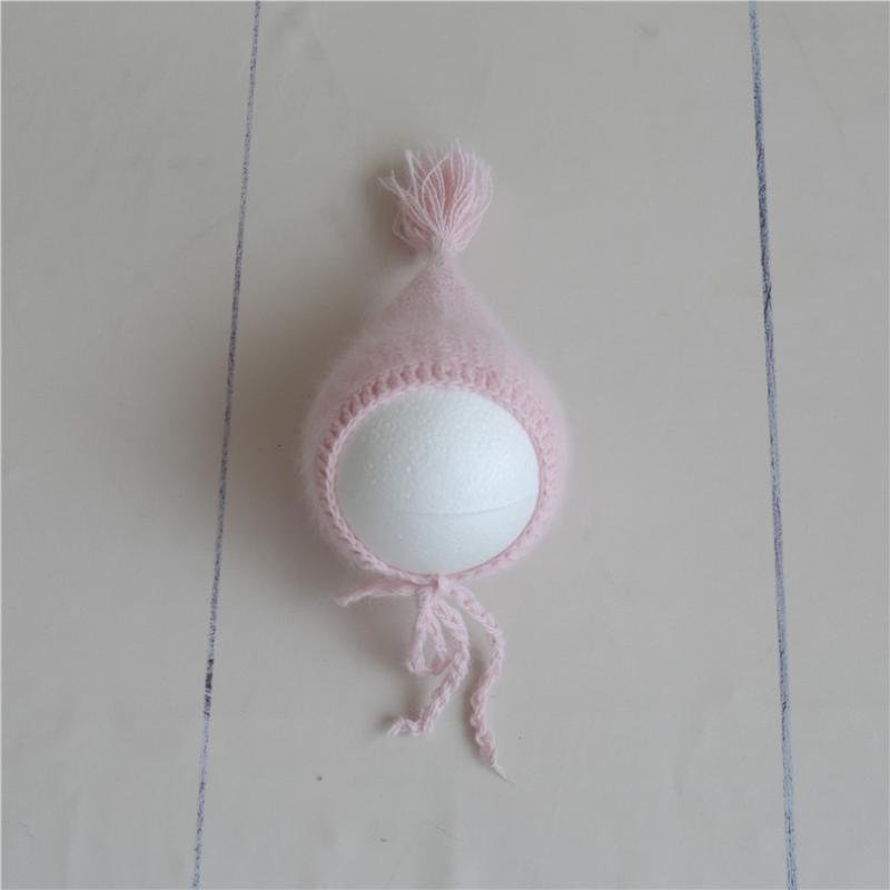 帽子 ベビー 新生児 水貂绒 撮影小物 満月 百日 記念写真 スタジオ 写真用 かわいい ニット帽