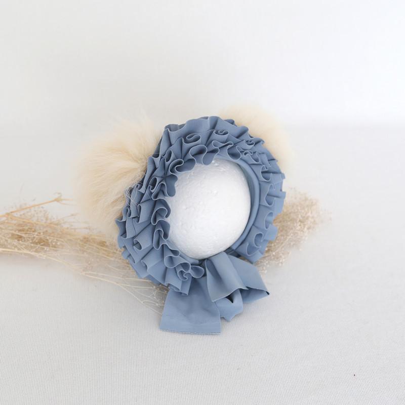 帽子 ベビー 新生児 男女兼用 布製 写真撮影用 小道具 ピンク系