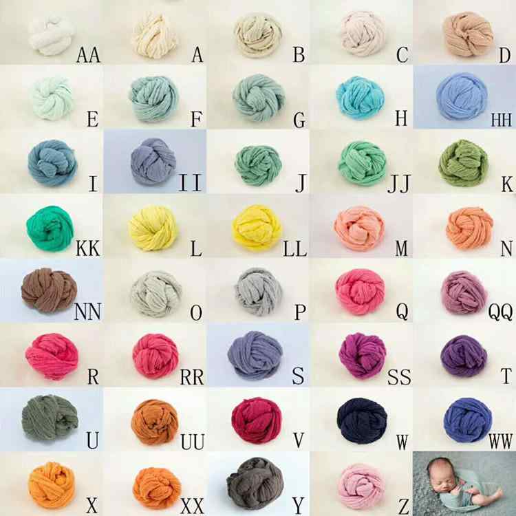 ベビー ラップ 新生児 写真撮影用 布 手染め ガーゼ 純白 米白 淡いピンク 水色 パステルカラー 灰色 ブラウン パープル系 ブルー系 グ..