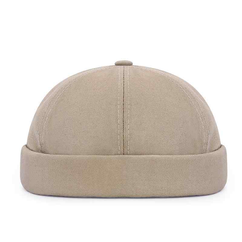 ベレー帽 メンズ レディース 無地 コットン 瓜皮帽 地主帽 レトロ ストリート ファッション カーキ ワ..
