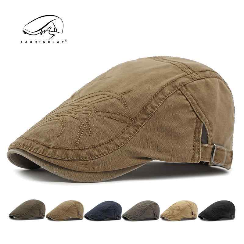 ベレー帽 レディース メンズ コットン 刺繍 春夏 秋冬 防UV 紫外線対策 日よけ 帽子 英国風 レトロ カ..