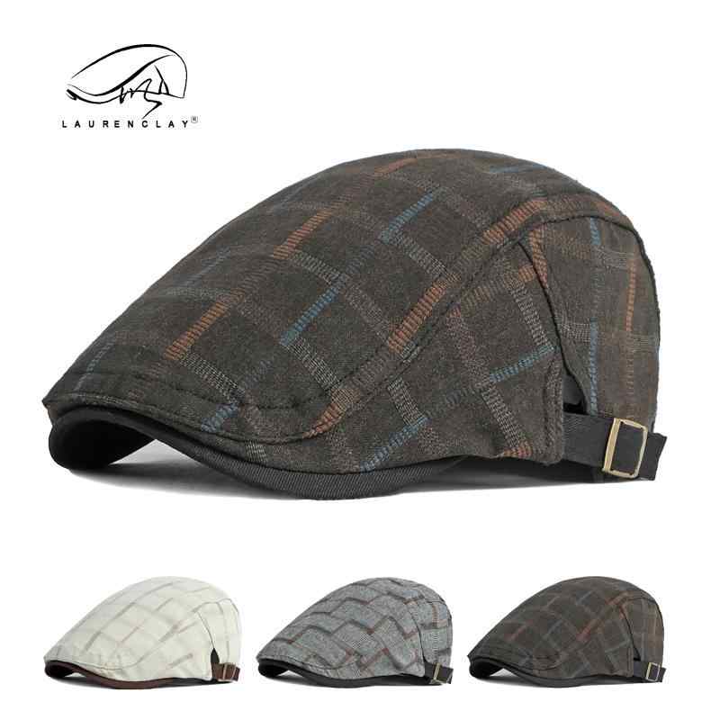ベレー帽 レディース メンズ 春夏 秋冬 帽子 ハンチング帽 英国風 レトロ 格子柄 紫外線対策 日よけ 普..