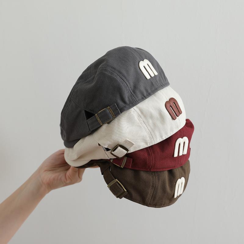 帽子 キッズ 男の子 ハンチング 春夏 薄手 ベビー 女の子 ベレー帽 2歳 3歳 4歳 5歳 6歳 遮陽 かわいい..