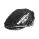 帽子 メンズ ハンチング帽 鰐 クロコダイル レザー レトロ 画家帽 ベレー帽 キャップ 四季 防風 防水 防寒 UVカット 紫外線対策 日よけ