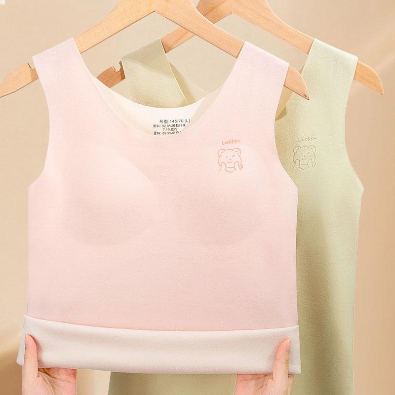 子供用インナー あったか起毛タンクトップ 秋冬 男女兼用 保温肌着 中高学年向けトップス