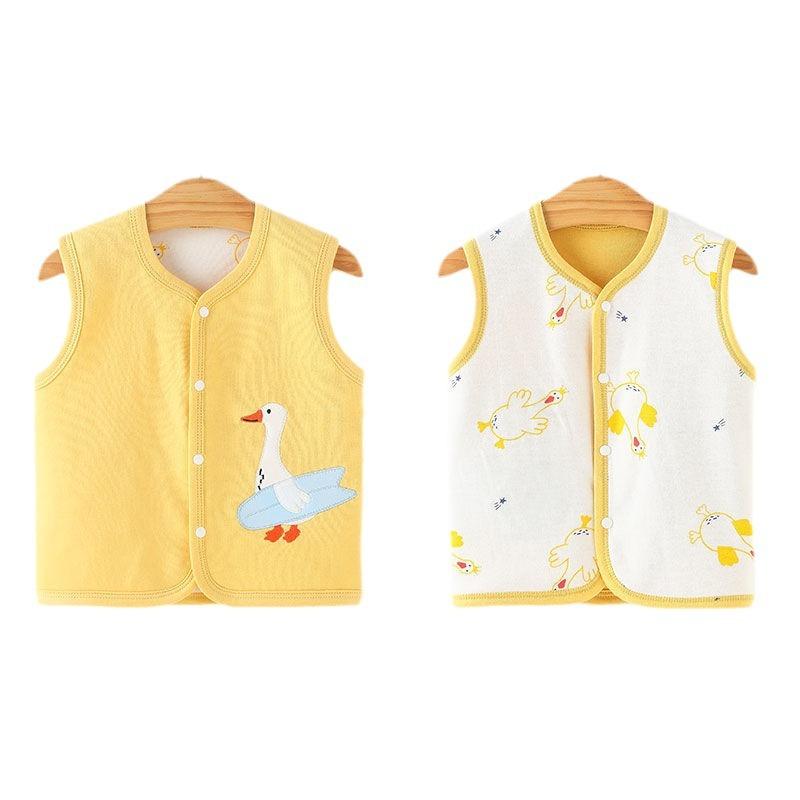 ベビー服 馬 ベスト 春秋 中綿入り 純綿 かわいい 赤ちゃん 幼児 キッズ 男の子 女の子 ノースリーブ あったか コットン 66 73 80 90 100 110