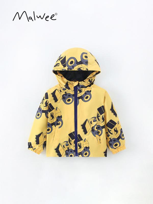 子供服 ジャケット 春秋用 男の子 アウター フード付き ジップアップ 長袖 コットン 普段着 100 110 12..