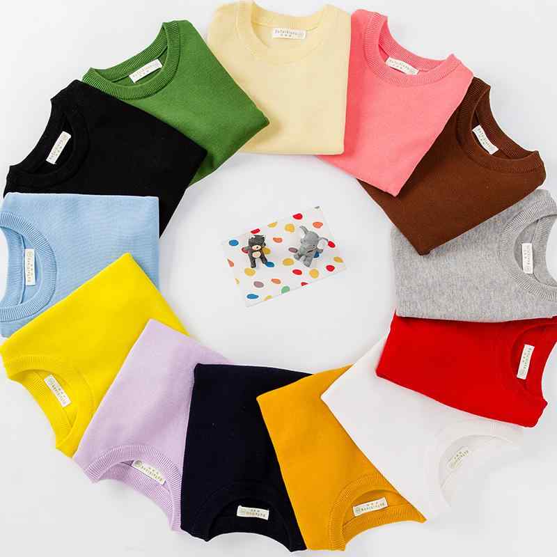 子供服 ニットベスト 秋冬 薄手 コットン 男女兼用 ベビー キッズ トップス インナー レイヤード 80 90 100 110 120 130 140 150cm 赤 オレンジ 灰色 緑 黄色 紫 青 チョコレート ピンク