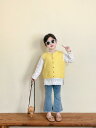子供服 ニットベスト 女の子 キャンディカラー 春物 ニット ベスト カーディガン 韓国風 かわいい ベビー服 90cm 100cm 110cm 120cm 1...
