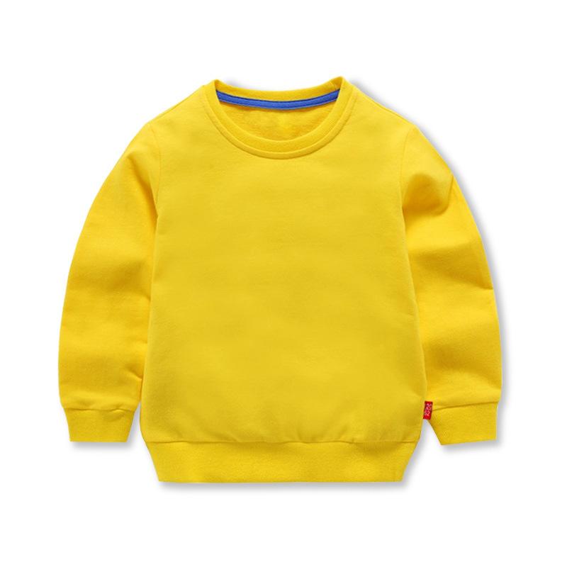 子供服 スウェットシャツ 長袖 春秋 男女兼用 無地 トップス カットソー 90cm 100cm 110cm 120cm 130cm 140cm 150cm 綿100% かわいい カジュアルスタイル(4)