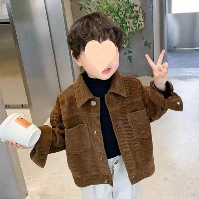 子供服 ジャケット 男の子 アウター コーデュロイ カジュアル 通園 通学 普段着 80 90 100 110 120 130 秋冬