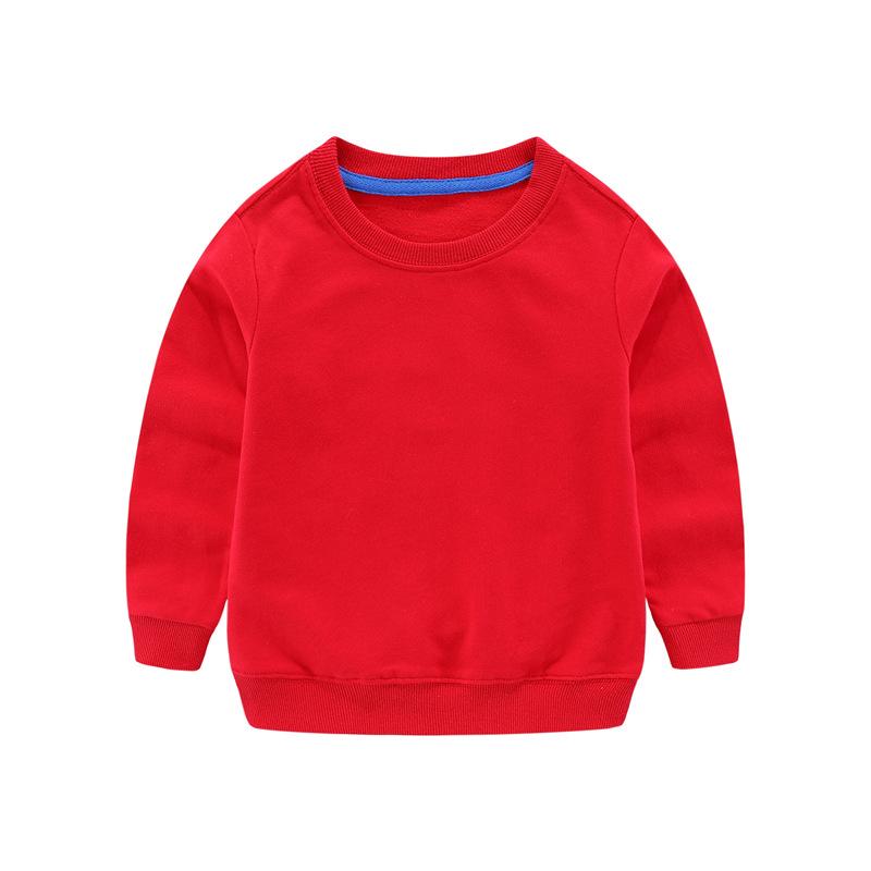子供服 スウェットシャツ 全綿 子供用 無地 トップス 小中学生用 綿100% トレーナー 春秋 インナーシャ..