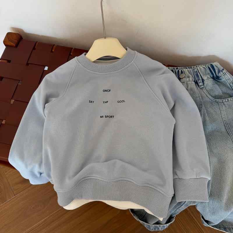 子供服 キッズ スウェットシャツ 男の子 女の子 トップス 長袖 春秋 スポーツ 普段着 トレーナー 綿100％ 90cm 100cm 110cm 120cm 130cm 140cm 150cm(4)