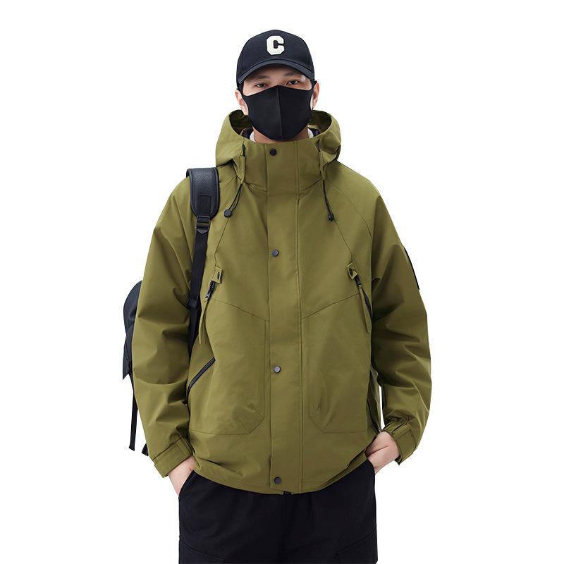 マウンテンパーカー メンズ レディース 防風 防水 保温 厚手 作業服 ジャンパー 登山 スキー ウェア ア..