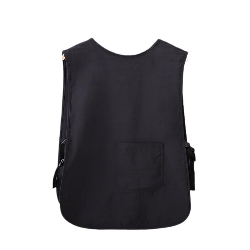 エプロン 男女兼用 多機能 撥水加工 ワークベスト 作業着 カフェ 美容師 DIY ガーデニング 料理 教室 ..