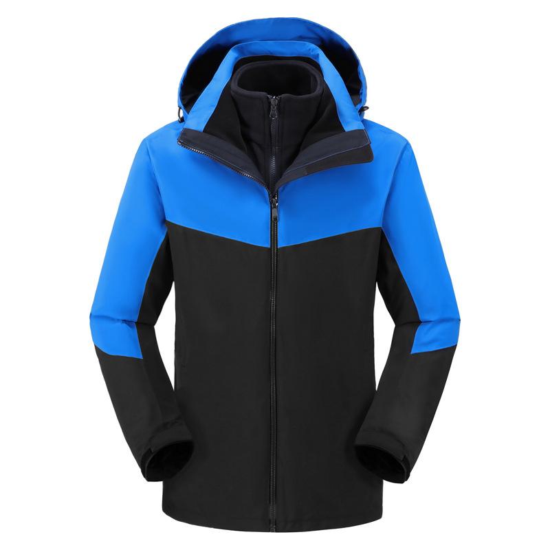 マウンテンパーカー メンズ レディース 防水 防風 保温 登山ウェア アウトドア ジャケット 2点セット 上下セット 作業着 コート アウター ジャンパー 男女...