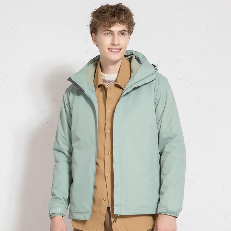 マウンテンパーカー 秋冬 アウトドア 防風 ジャケット 撥水 防寒着 アウター 登山 スキー ウェア 男性..