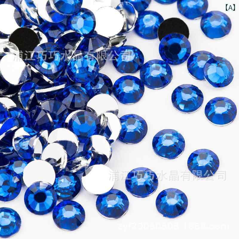 ネイルパーツ 樹脂製 ラインストーン DIY デコレーションパーツ スマホケース デコパーツ 平底 2mm 3mm 4mm 5mm 深青 紫 赤 灰色 黄 水色 黒 シャンパン 桃色 金色 虎柄 薄ピンク クリスタル紫 透明 白AB