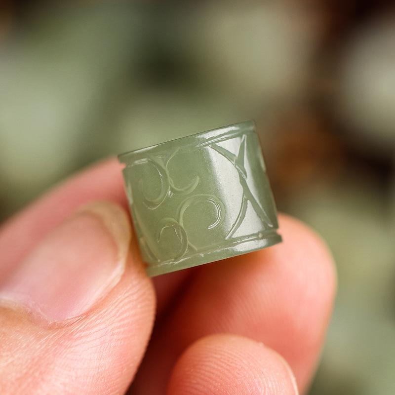 スマホチェーン 和田玉 如意錠 キーホルダー バッグチャーム 国風 回紋珠 ストラップ 提げ物 アクセサリーパーツ レトロ 雑貨