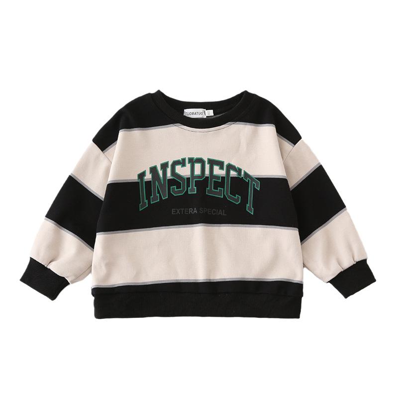 親子 ペアルック トレーナー 春秋 ストライプ 切り替え 母娘 家族 トップス 綿 運動着 部屋着