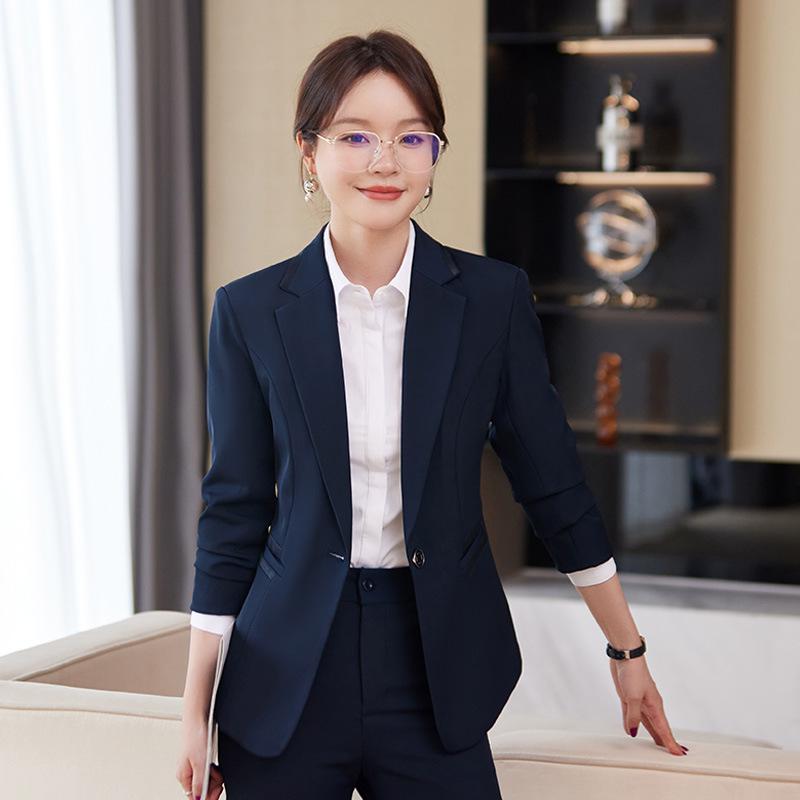 スーツ レディース ファッション 長袖 テーラードジャケット ベスト セットアップ ビジネス オフィス OL 通勤 グレー系 ネイビー系 ブラック系 ポリエステル 仕事着 スカート パンツ S M L XL 2XL 3XL 4XL