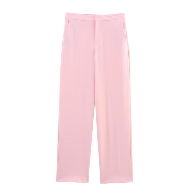 セットアップ レディース テーラードジャケット ＆ パンツ ポリエステル 長袖 ストリート カジュアル XS S M L