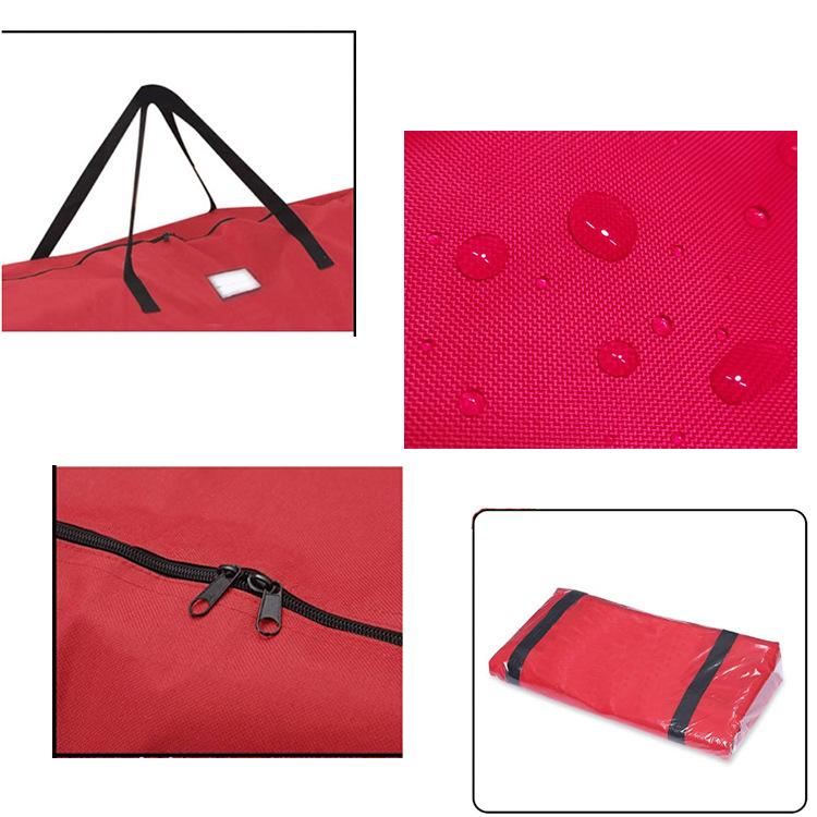 収納袋 レディース メンズ クリスマスツリー 収納 600D オックスフォード 大容量 引っ越し 衣類 整理 防塵 丈夫 持ち手付き 122 34 51cm