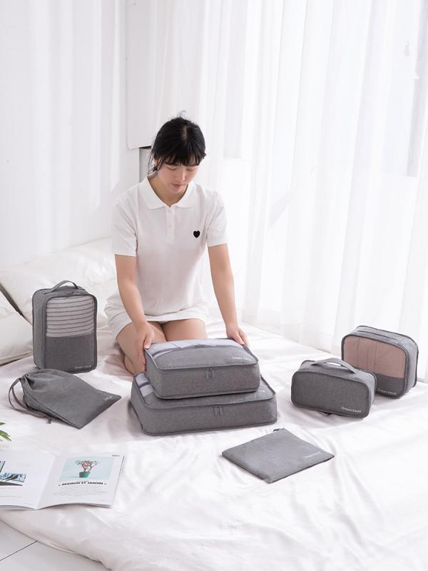 旅行用収納ポーチ レディース メンズ 衣類 整理整頓 バッグインバッグ トラベルポーチ 化粧ポーチ 洗面用具 下着 靴 収納 多機能 ポリエステル