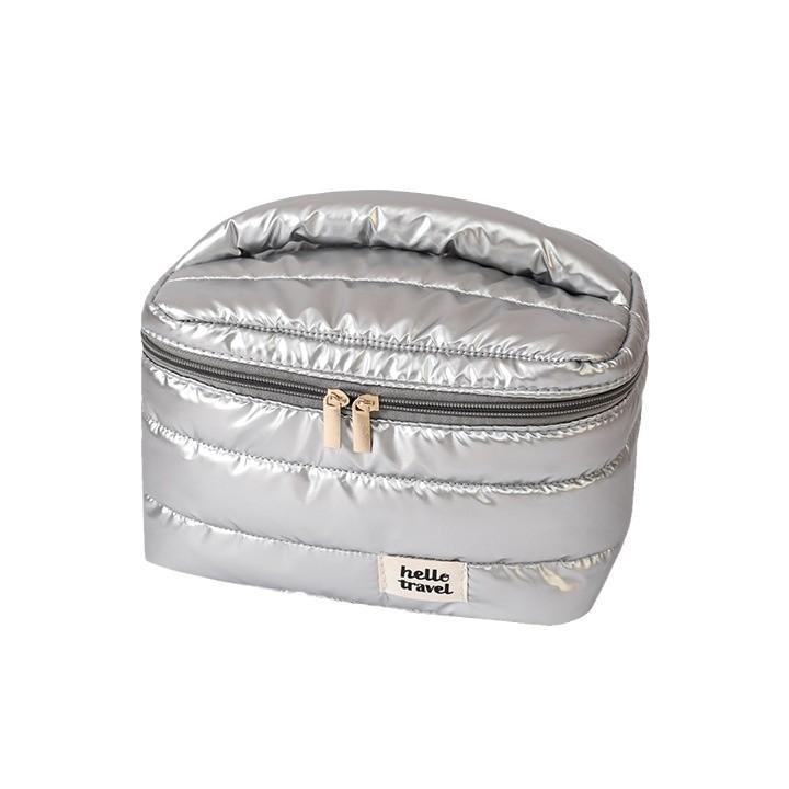 化粧ポーチ レディース ポータブル メイクアップ コスメティック スキンケア 収納 バッグ 防水 珠光 洗..