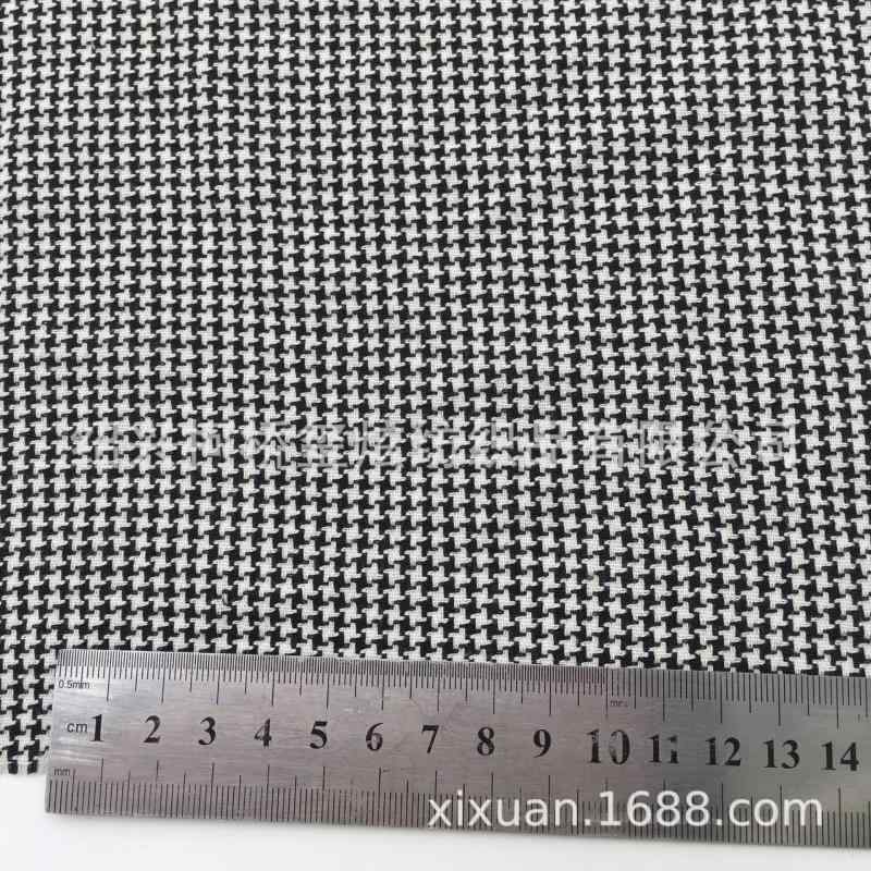 生地・布地 子供服 ワンピース シャツ 千鳥格子 色織り 格子柄 綿 ポリエステル 145cm幅 幾何学模様 提..