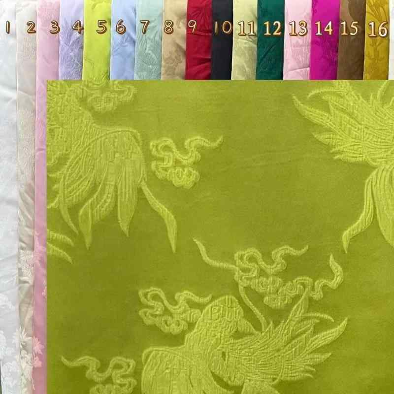 生地・布地 チャイナドレス ワンピース 提花 織物 ポリエステル アクリル 伸縮性 精密 浮き彫り 現代 ..