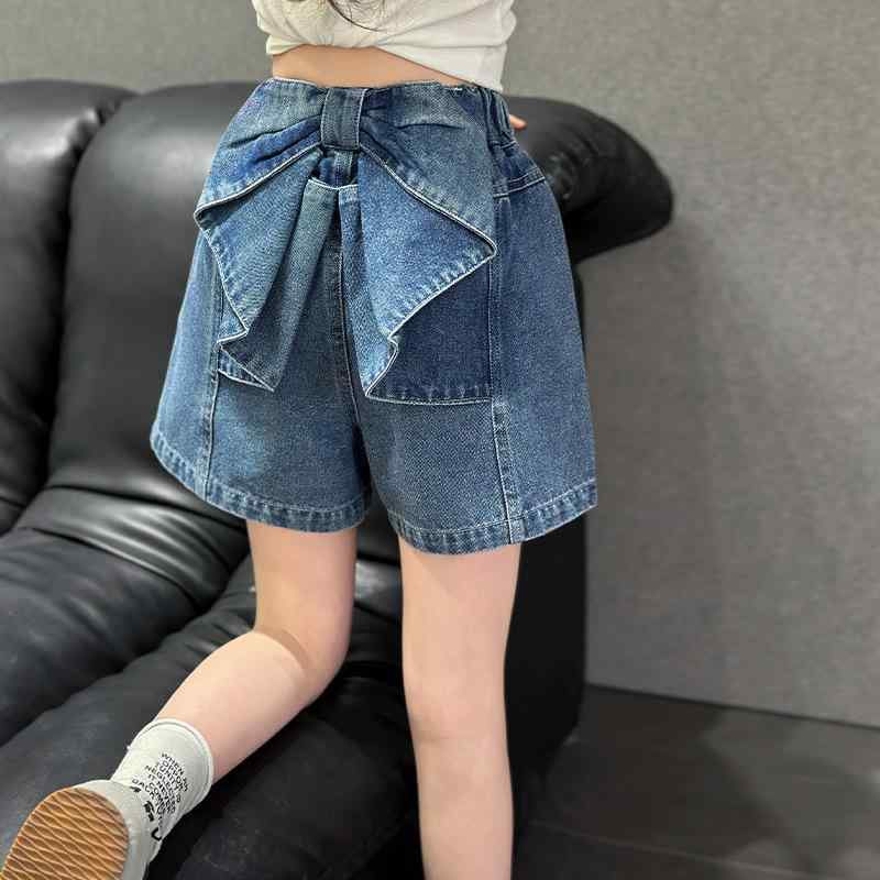子供服 デニムショートパンツ 女の子 夏服 薄手 ジーンズ 高学年 短パン ガールズ ショーパン 子供 キ..