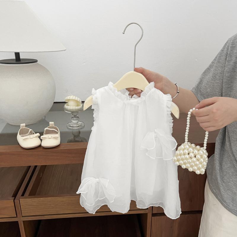 ワンピース ベビー服 女の子 背心ワンピース チュールスカート プリンセススタイル 73 80 90 100 110 ポリエステル かわいい 柔らかい 1歳 2歳 3歳 春夏