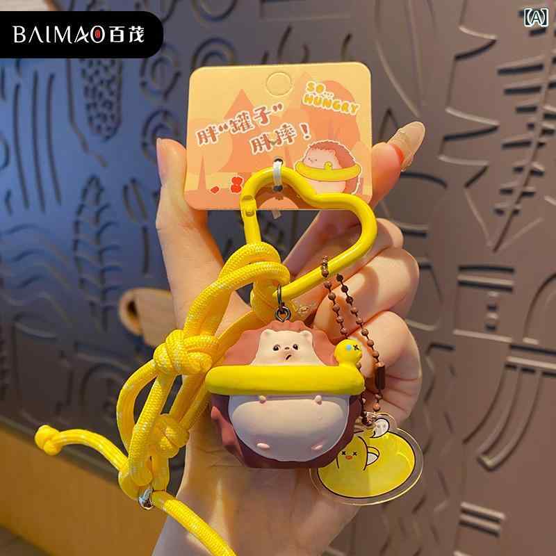 キーホルダー かわいい レディース メンズ 樹脂製 ハリネズミ バッグチャーム 漫画 アニメ キャラクタ..