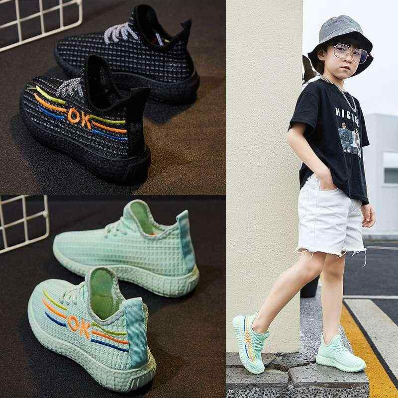 スニーカー キッズ 子供靴 女の子 男の子 1歳 2歳 3歳 4歳 5歳 6歳 通気性 メッシュ 運動靴 涼しい 黒 ..