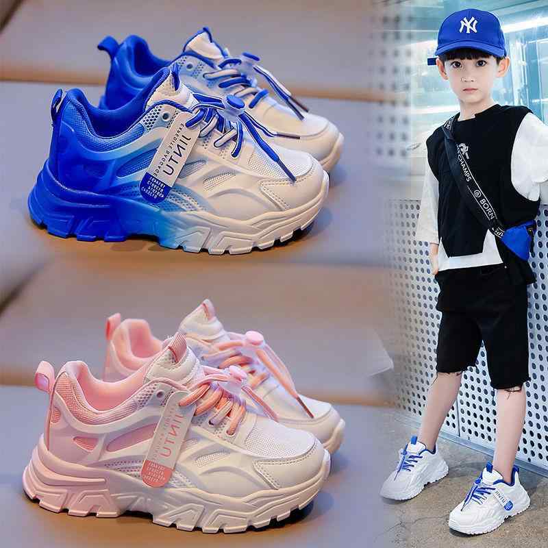 スニーカー キッズ 子供 秋冬 保温 男の子 女の子 通気性 メッシュ 運動靴 スポーティー カジュアル 普段使い