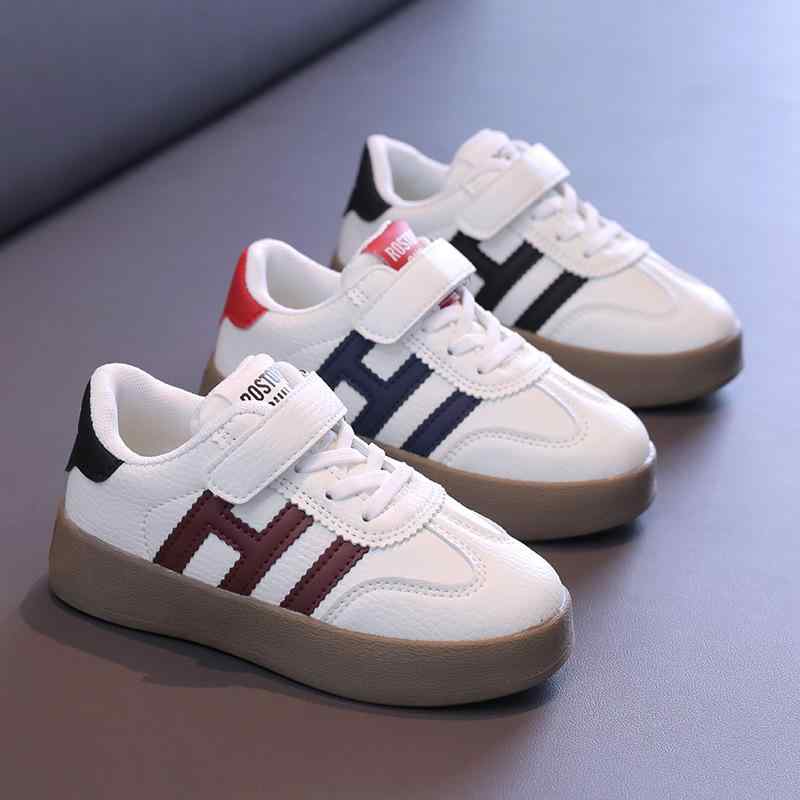 子供靴 キッズ スニーカー 厚底 スポーツシューズ マジックテープ 春秋 男の子 女の子 通気性 滑り止め..