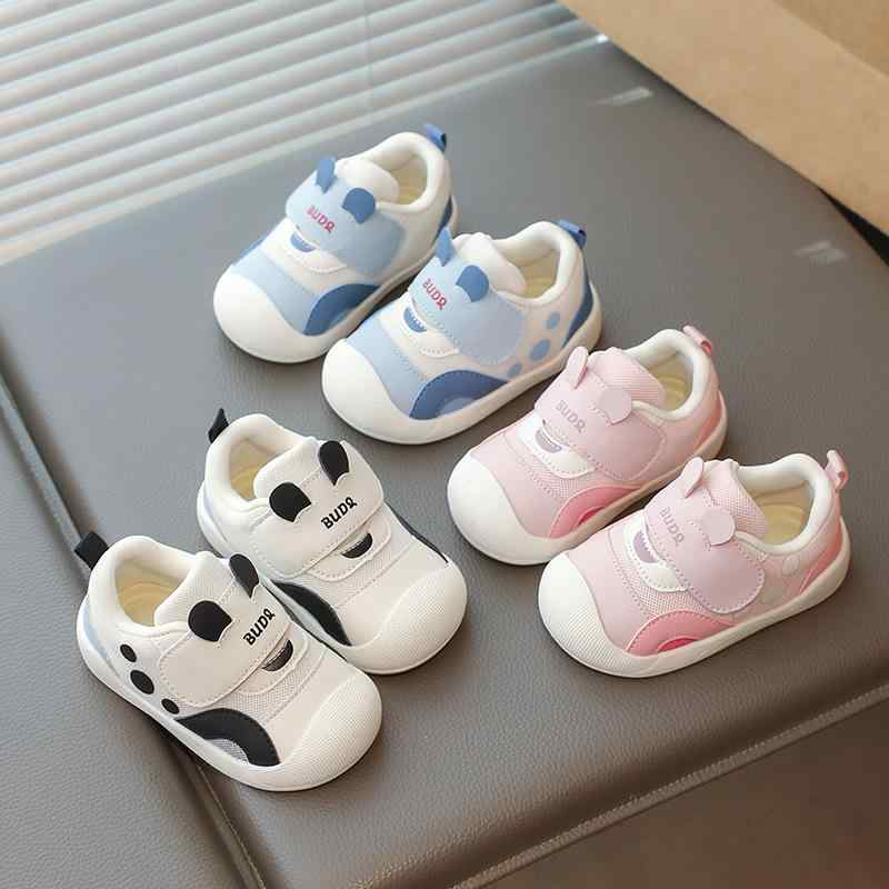 ベビーシューズ 春秋 歩行練習靴 男の子 女の子 幼児靴 滑り止め 軽量 通気性 PUレザー 布 ブラック ピ..