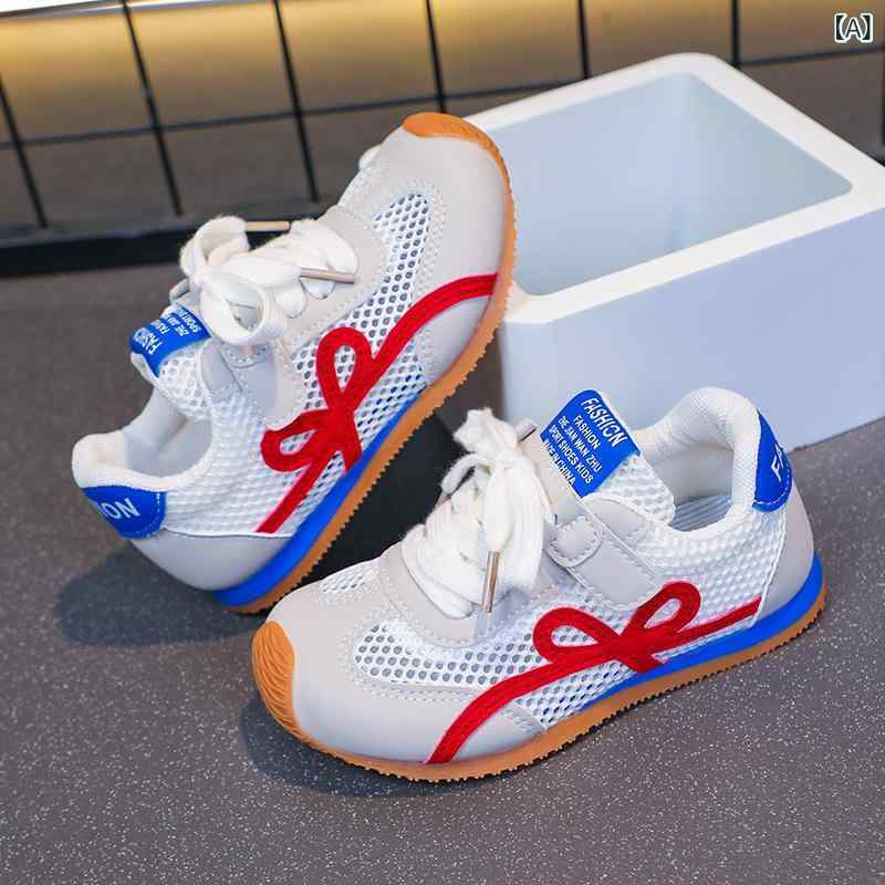 スニーカー キッズ 子供靴 男の子 女の子 スポーツシューズ 通気性 滑り止め 運動靴 幼稚園 小学校 ア..