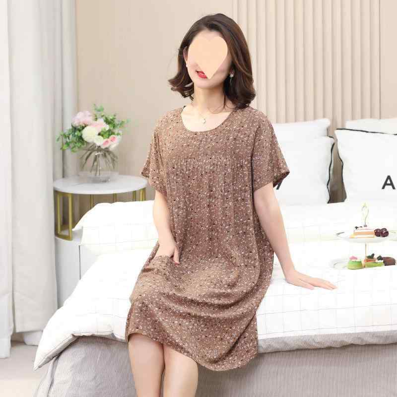 ワンピース レディース マタニティ 半袖 ルームウェア 部屋着 接触冷感 ゆったり 大きいサイズ 綿 春夏..