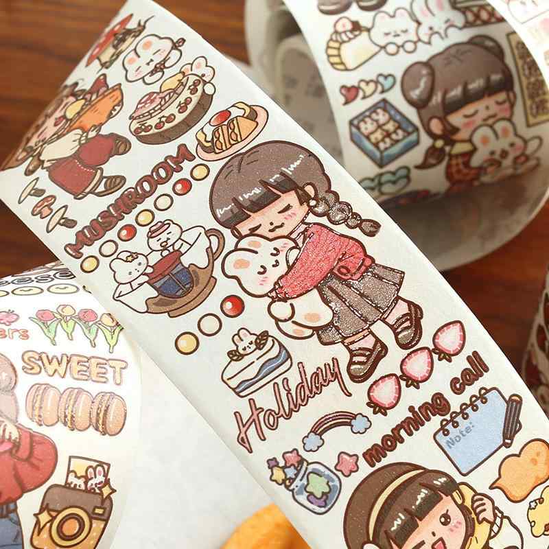 テープ かわいい レディース ガールズ 手帳素材 DIY デコレーション 少女 夢かわ ゆめかわ 和紙